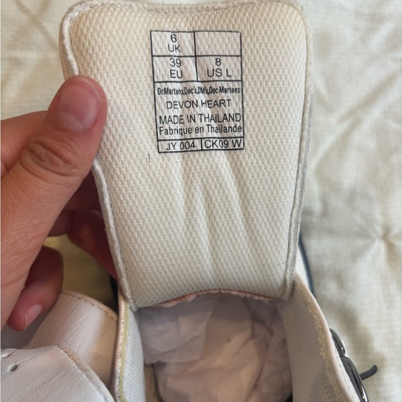 Dr. Martens Devon Heart Milled Napa leather platforms. Brand new never worn. - Picture 3 of 10